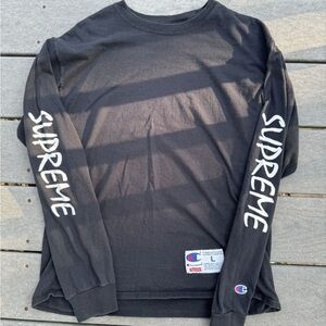 Supreme x champion long sleeve shirt